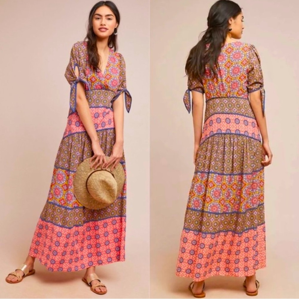 Anthropologie Maeve Eder Maxi Dress
